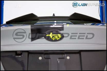 OLM ATAK PAINT MATCHED CRYSTAL BLACK SILICA SPOILER 2015+ WRX / 2015+ STI | 15WRX-R2-D4S